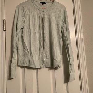 Mint green Banana Republic cardigan